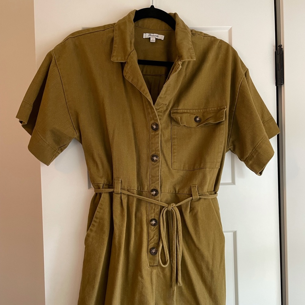 Madewell Olive Romper